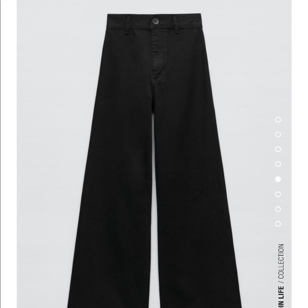 zara marine straight pant